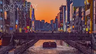 Downtown Osaka Sunset Nightlife | Japan Adventure Travel Documentary