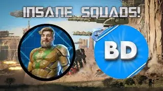 CRAZY SQUAD GAMES WITH @Brok3nDark! DELETING RAPTORS IN CHAMPION LEAGUE! (War Robots)