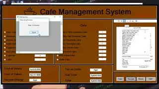 Cafe Management System vb.net with source code