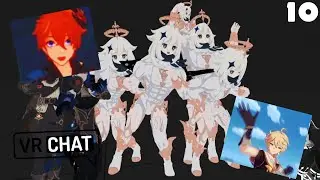 VRC Genshin chaos and buff paimon
