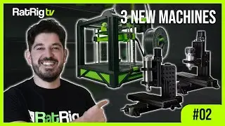 Self-replicating machines: a 3D Printed 3D Printer & a Milled Mill | Rat Rig TV #02