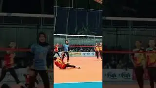 Kena cium jidatnya 😄 #bolavoli #volitarkam #volleyball