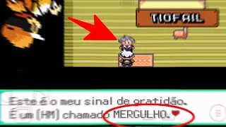 COMO PEGAR HM MERGULHO NO POKEMON!!