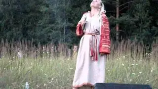 Выступление Велеславы на празднике ПЕРУНА .