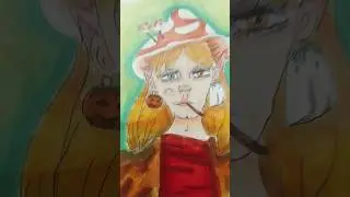 ещё чуть-чуть Хэллоуина #halloween #music #art #drawing #sketch