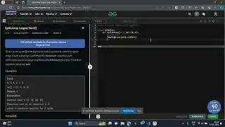 Split Array Largest Sum geeks for geeks contest python solution