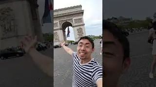 a stellar example of how too much bad energy is converted to good energy! the arc de Triomphe Paris
