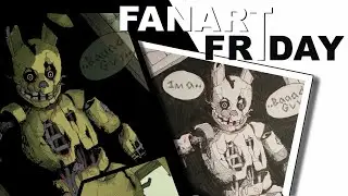 FANART FRIDAY SPRINGTRAP  (Inktober??)