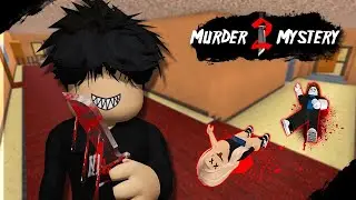 EU SOU MUITO BOM JOGANDO *MURDER* só que não 😆 (MURDER MYSTERY 2) #roblox  #murdermystery #mm2