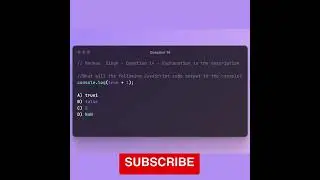 Guess the Output in JavaScript Problem-14 | JavaScript  Questions  