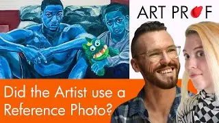 Did the Artist Draw from a Reference Photo? How Do You Know?