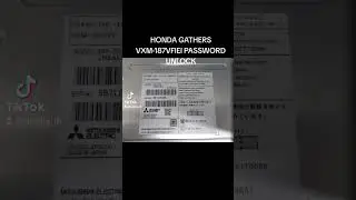 HONDA GATHERS VXM-187VFIEI PASSWORD UNLOCK