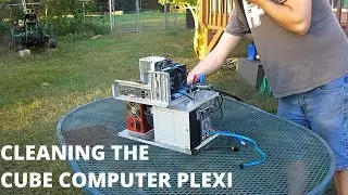 Cleaning out the Cube Computer Plexi - Fall 2022