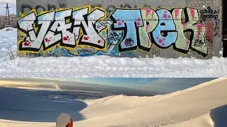 Сноуборд и граффити трип в Кировск. Snowboard and graffiti tour at Kirovsk