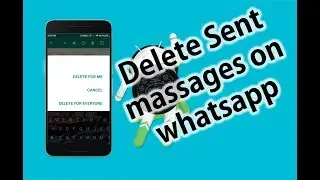 Whats - app New Feature delete for everyone! How to use