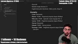 Organizando club de lectura - Programando hasta que pueda Comprar un Piso - Día 40. Faltan 97170€
