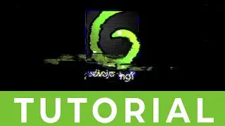 After Effects Tutorial : Powerful Glitch Logo Intro Template