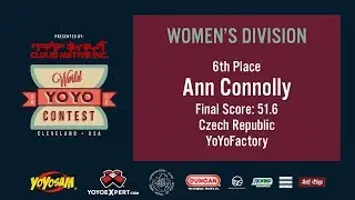 2019World Final WOMEN 06 Ann Connolly WORLD YOYO CONTEST 2019 Presented by Cloud Native Inc WYYC2019
