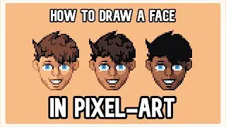 Pixel-art tutorial : How to draw a Face🧑