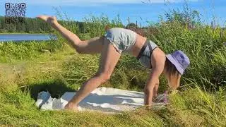 Naked Yoga Classes, Stretching at Home
