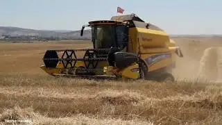 Türktraktör/Newholland Biçerdöver buğday tarlası