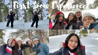 FIRST SNOW EXPERIENCE IN AMERICA! ☃️❄️