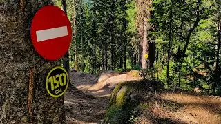 Обзор новой трассы downhill 2024! Горный велосипед.  Downhill Шерегеш байк парк