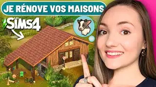 Je rénove VOS maisons | Spécial cabane abandonnée 🐐 LES SIMS 4
