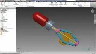Ромбический привод Р.Мейера в Autodesk Inventor