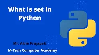 What is set in python (Syntax to create set in python)