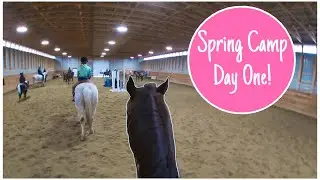 First day of horse camp!  || GoPro video || Spicy ponies!