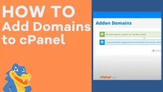 How To Create an Addon Domain - HostGator cPanel