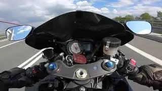 Suzuki GSX-R 1000 K8 0-299 km/h 5 gear acceleration by Szczepek10
