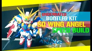 UNDERRATED BOOTLEG KIT | QY | SD WING ANGEL | WING GUNDAM EW ver. SPEED BUILD #gunpla #modelkit