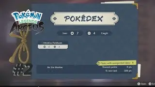 Pokemon Legends  Arceus Part 2 / Getting Pokedex #pokemonlegendsarceus