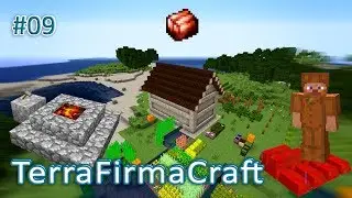 TFC #09 - КОЖАНАЯ БРОНЯ И АЗЫ КУЗНЕЧНОГО ДЕЛА  сборка terrafirmacraft 1.7 10 майнкрафт сборка 1.7 10
