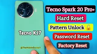 Tecno Spark 20 Pro+ Pattern Unlock | Hard Reset | Password Reset | Factory Reset