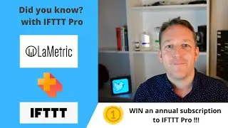 How to connect a LaMetric Time with with IFTTT Pro to notify you when you are mentioned on Twitter