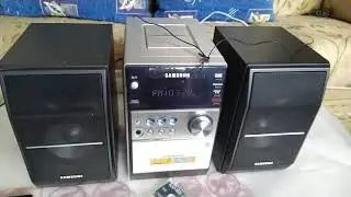 Муз центр Samsung MM-C6 Test FM radio