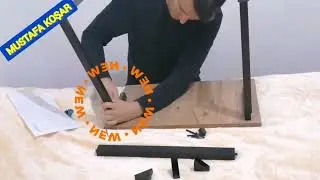 Yükseklik Ayarlı Laptop Sehpası Kurulumu ! Çalışma Masası _ Yemek Masası !