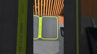 Goal Zero Nomad 7 Plus Solar Panel Test!! #shorts
