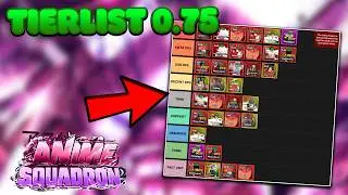 TIER LIST UPDATE 0.75: What's New?? In Anime Squadron