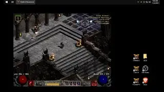 How to play D2R with legacy graphics in an 800x600 window (Example)