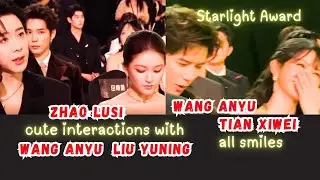 Zhao Lusi Liu Yuning Wang Anyu Tian Xiwei cute interactions 
