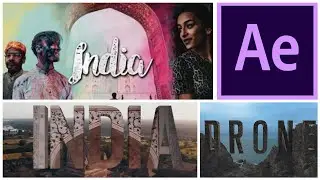 BENN TK | Aerial 3D Text Transition | After Effects Tutorial