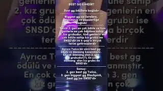 Best gg kimdir? #twice #blackpink #snsd #kpop #bestgg