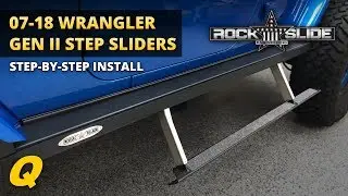How to Install Rock Slide Engineering Step Sliders for 2007-2018 Jeep Wrangler JK