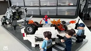 Lego Spiderman v Rhino moc
