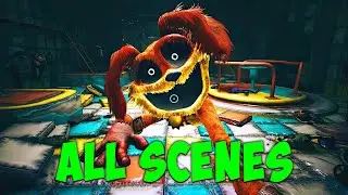 All DogDay Scenes + Boss Fight 🐶 | Poppy Playtime: Chapter 3