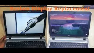 HP ProBook 450 G3 Broken display replacement